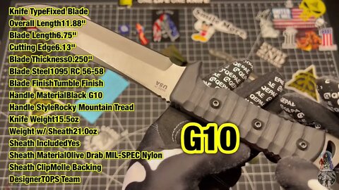 TOPS Knives Apache Dawn 2 | A Top candidate for Kydex