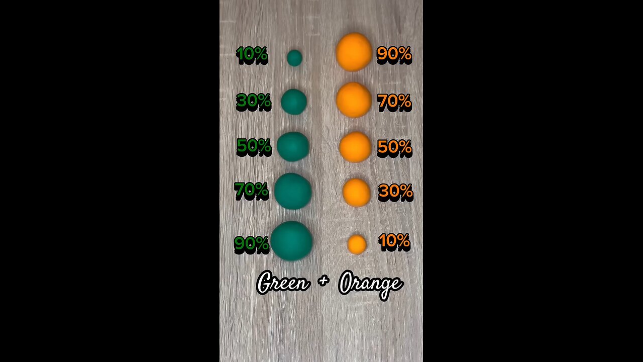 Green_Vs_Orange,_Guess_this_Super_Satisfying_Color_Mix!_#shorts_#colormixing_#clay_#fyp_#art