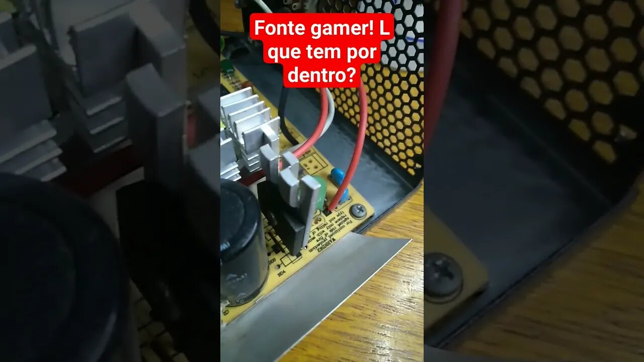 O que tem dentro da fonte Atx Gamer da Wise 500w?