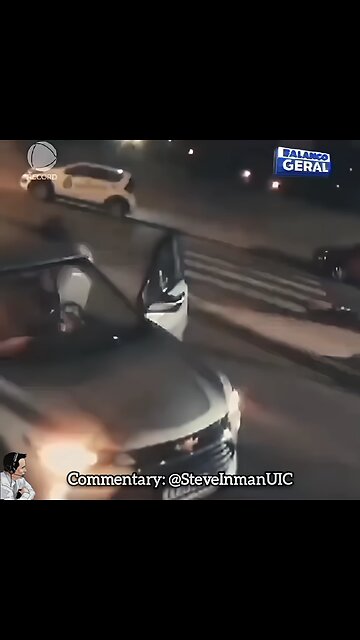 Robbers get surprised by an Off-duty Cop in Brazil