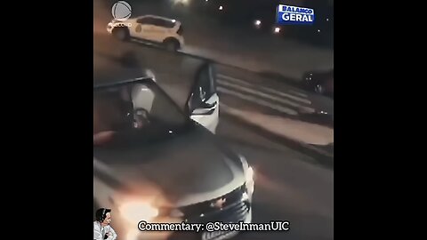 Robbers get surprised by an Off-duty Cop in Brazil
