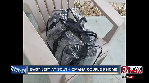 Baby left at South Omaha couple's home