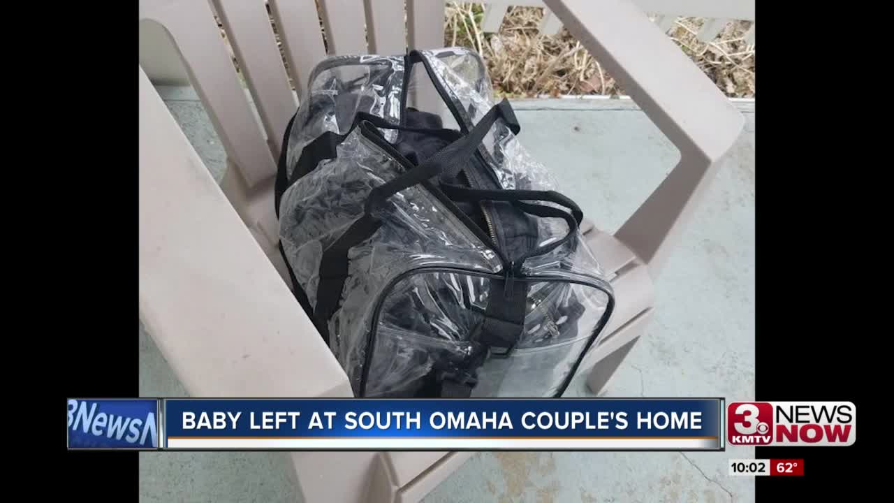 Baby left at South Omaha couple's home