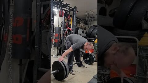 Bumper plate pinchgrip deadlift.