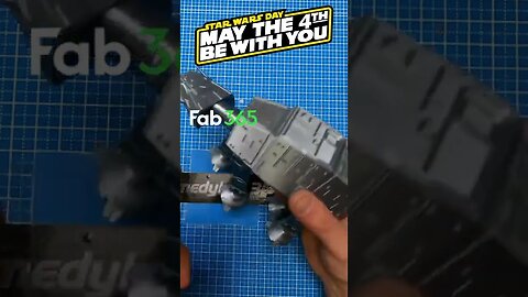 3D printed articulated AT-AT #shorts