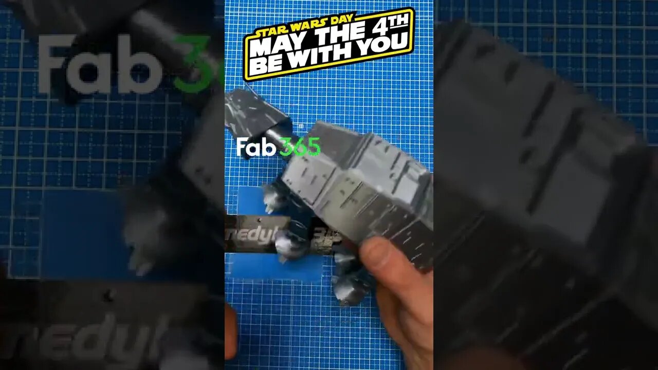 3D printed articulated AT-AT #shorts