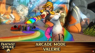 Fantasy Strike: Arcade Mode - Valerie
