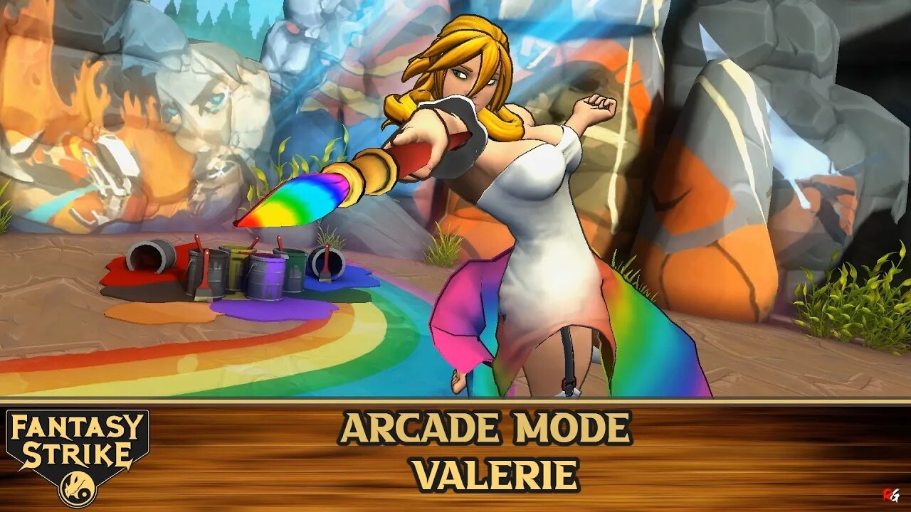 Fantasy Strike: Arcade Mode - Valerie