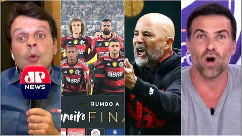"É A REAL, cara! Se o Sampaoli FOR DEMITIDO do Flamengo depois desse VEXAME, vai ser..." VEJA DEBATE