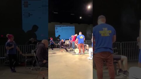 385lbs/175kg opener for the UPA meet. Raw Bench Masters 60 - 64 242lb class