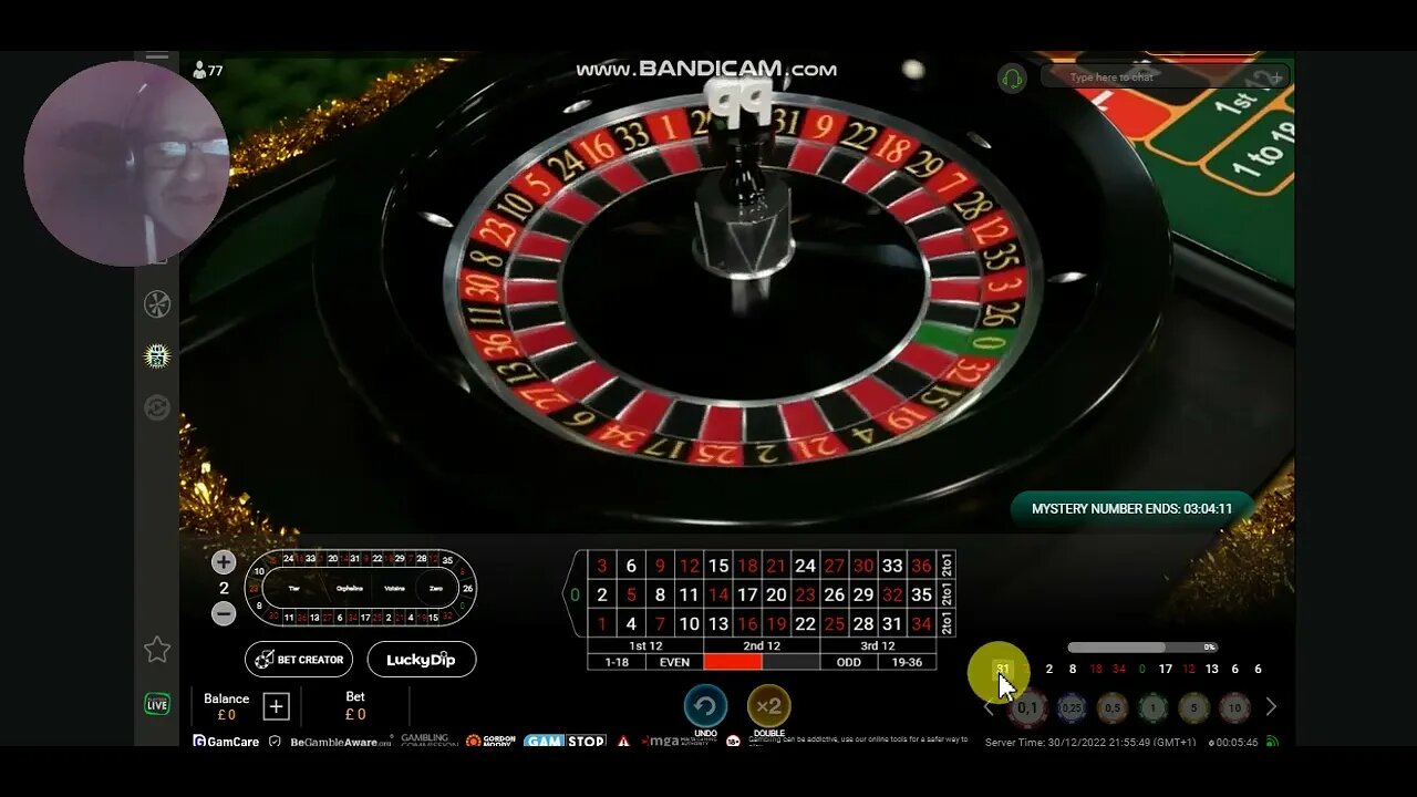 We chase wins on roulette not losses .... Advanced players only