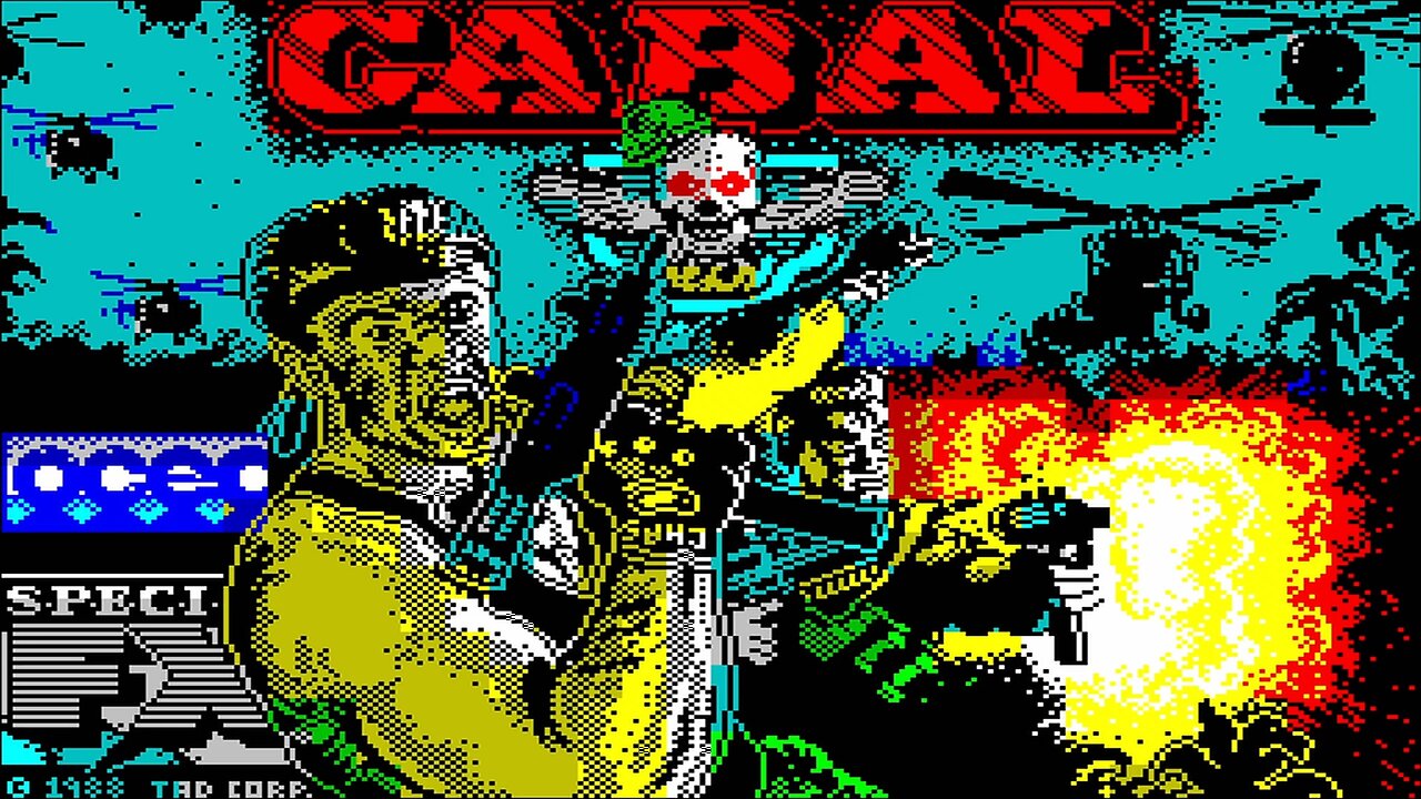 Cabal ZX Spectrum Video Games Retro Gaming Arcade Games 8-bit