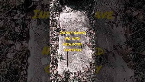 #infantgrave #taphophile #cemetery #Phillips #craigswamp #pioneer #jacksonville #hendricks #tomb