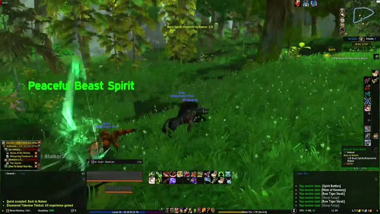 Back to Nature World of Warcraft Mists of Pandaria