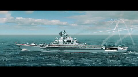 Ships and Submarines defending Convoy against Kiev - Cold Waters with Epic Mod