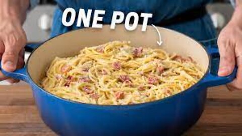 Easy 25 Minute Carbonara For a Crowd