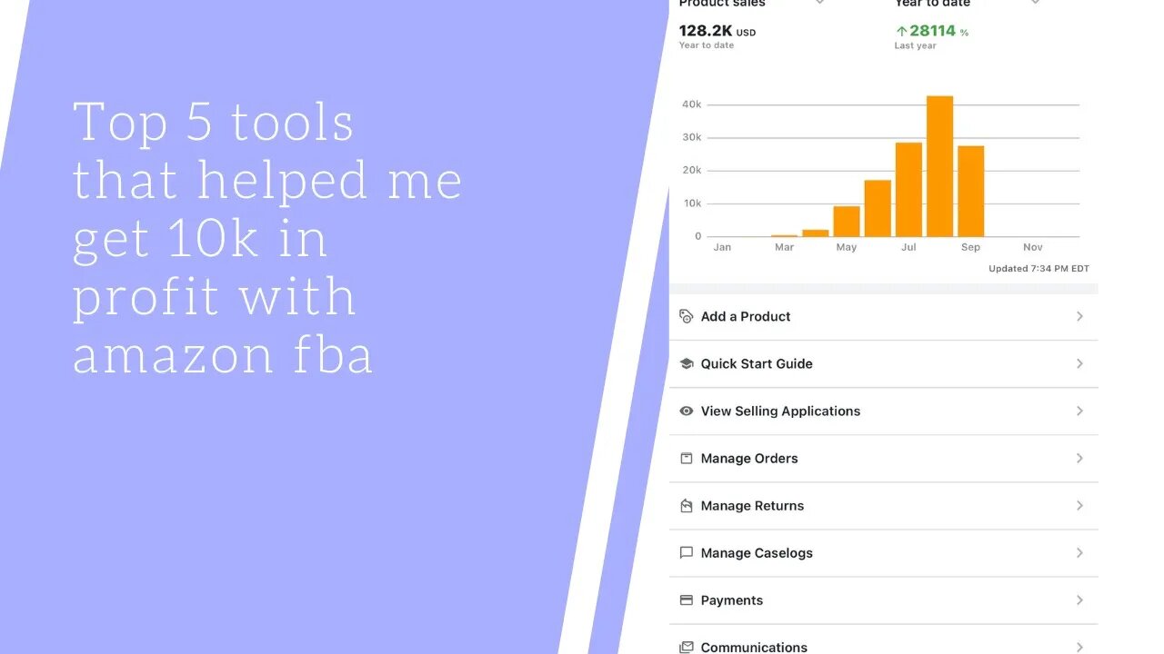 Top 5 tools that helped me get 10k in profit with amazon fba | Make money online with amazon