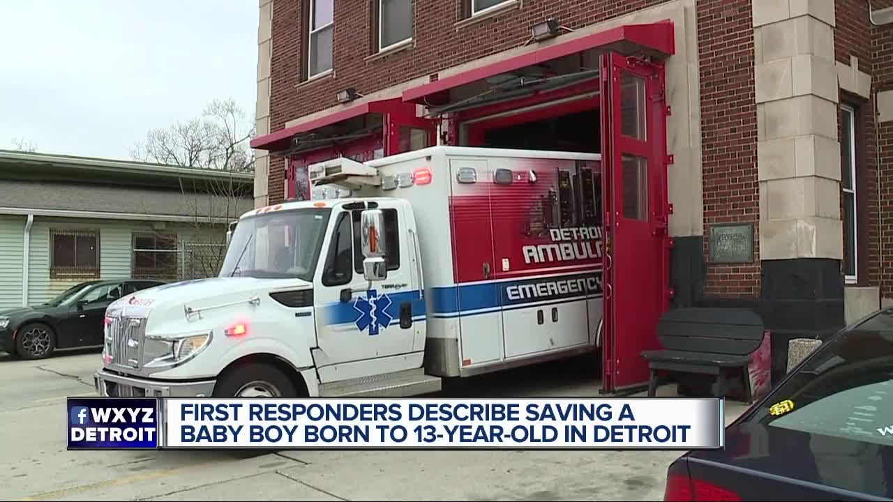 Detroit medics save baby born with no pulse inside bathroom