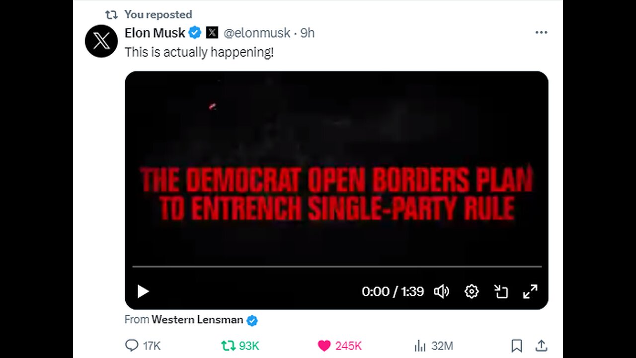 This is actually happening! Elon Musk @elonmusk