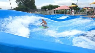 flowrider - Andrew - 16 at Soak City, Kings Island