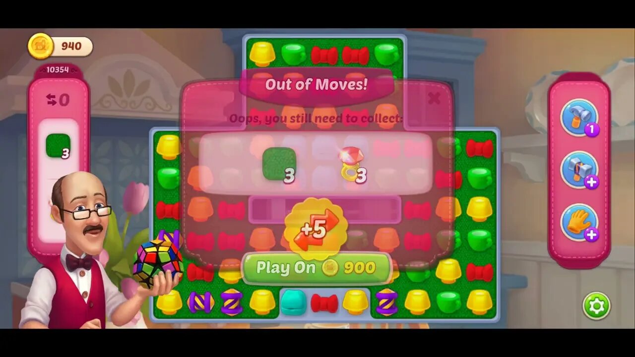 Playrix Homescapes Gameplay Walkthrough Level 10354