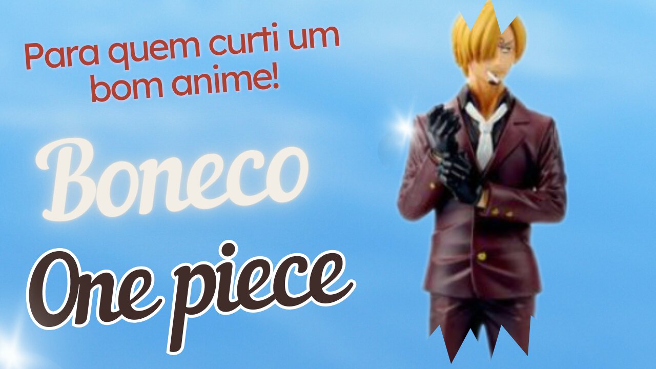 FANÁTICOS POR ANIME ONE PIECE. Action figure one piece - Sanji