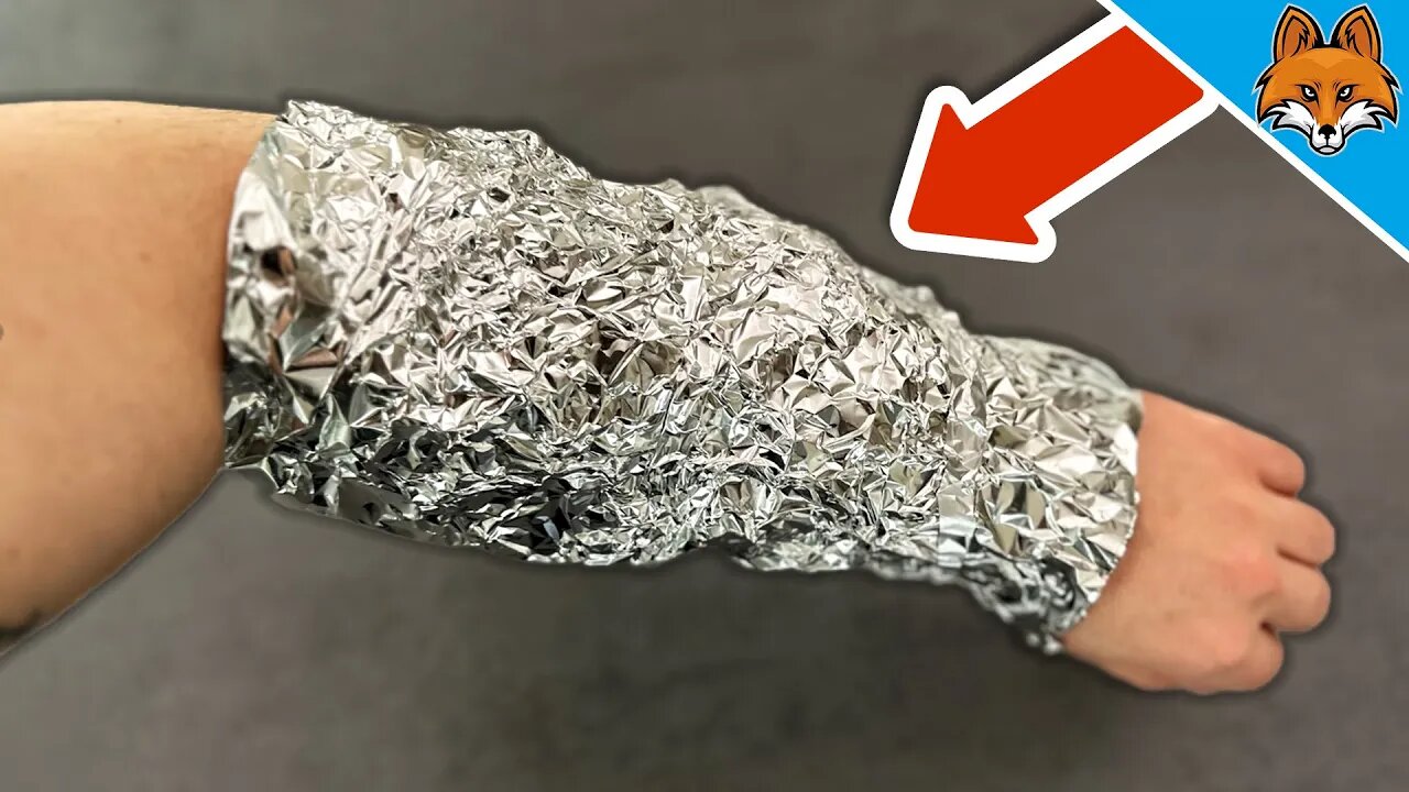 Wrap Aluminum Foil around your Arm and WATCH WHAT HAPPENS💥(Genius)🤯