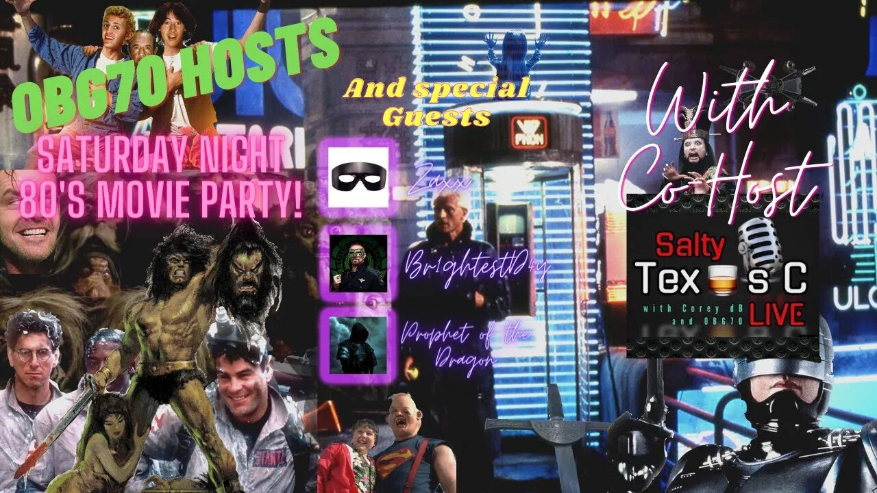 OBG70 Hosts Saturday Night 80's Movie Party Live!