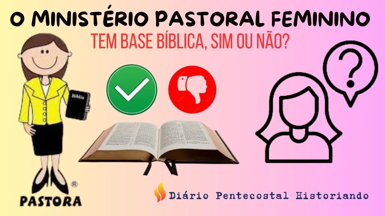 AFINAL: PASTORADO FEMININO, PODE OU NÃO PODE?🤔 |A INFINITA DISCUSSÃO SOBRE UM ASSUNTO MUITO POLÊMICO