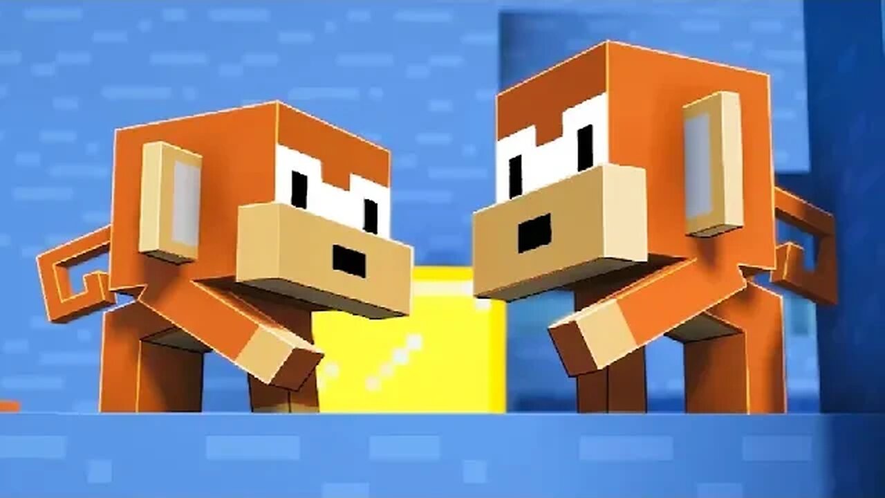 Monkeys in Minecraft! #Minecraft #Shorts