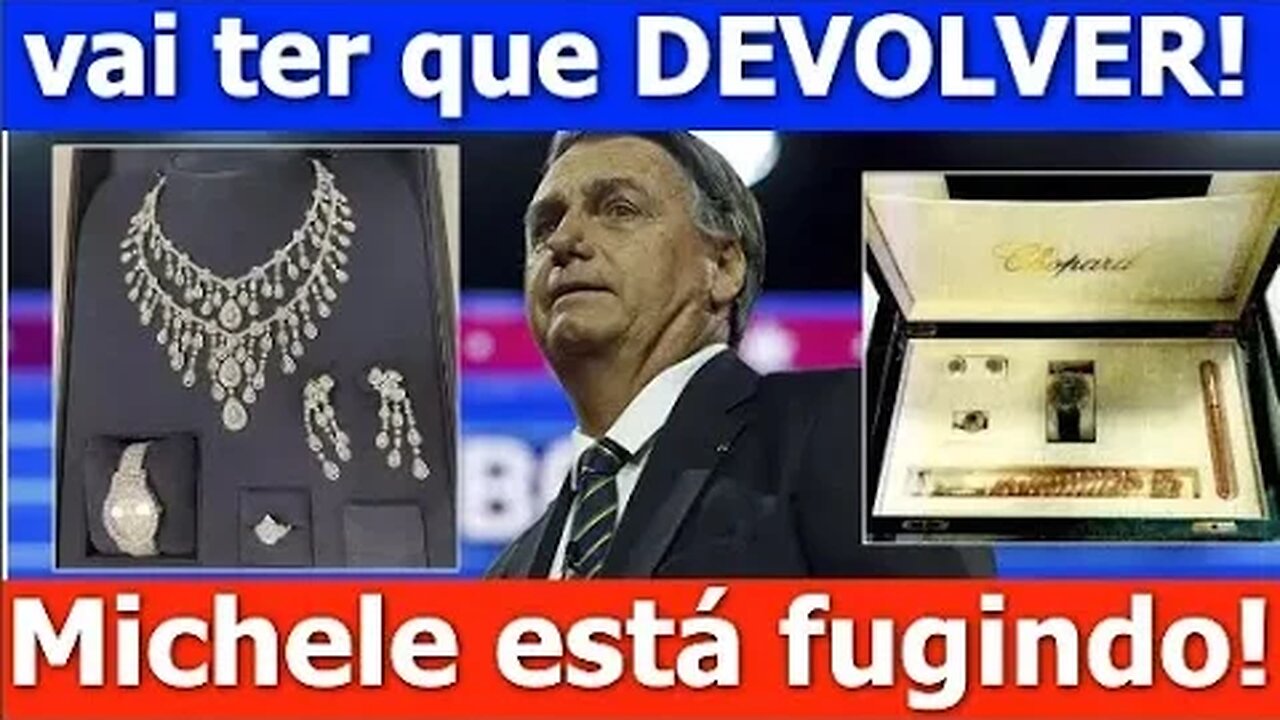Michele Bolsonaro está fugindo e vão DEVOLVER as joias - Leo Stoppa 22:30