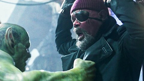 SECRET INVASION “Nick Fury Vs Skrull Fight Scene” (4K ULTRA HD) 2023