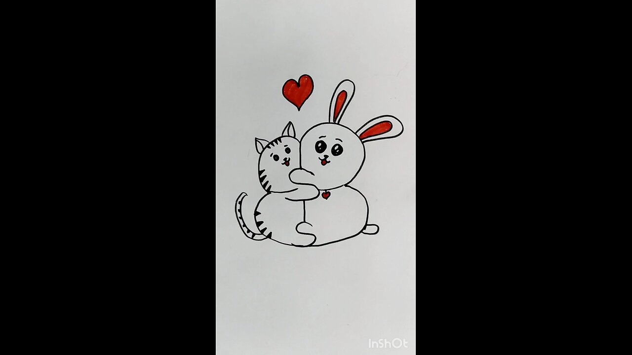 cute drawing valentines day special