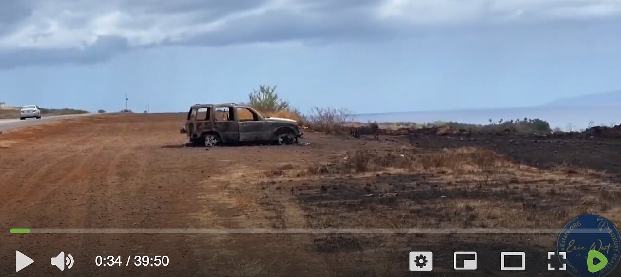 More Evidence of an Isolated DEW HIT 2 Miles From The Lahaina, Maui Firenado Melting Rubber, Aluminum, Iron & Steel