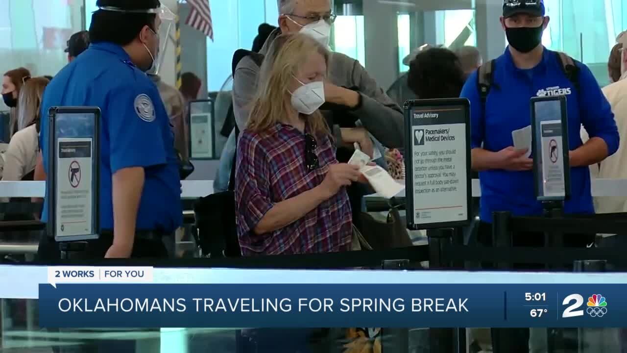 Oklahomans traveling for spring break despite pandemic