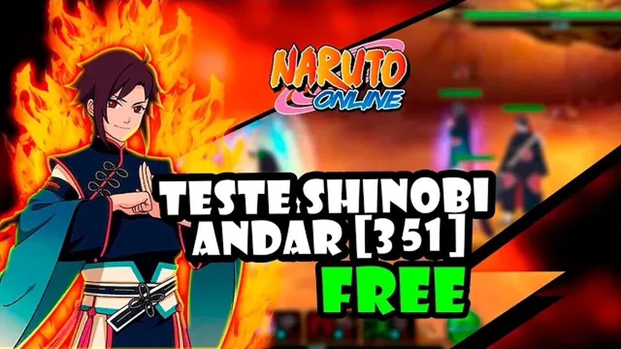 Naruto Online - Teste Shinobi Andar[351] FREE #testeshinobi351 #testeshinobiandarfree #tomoyosan