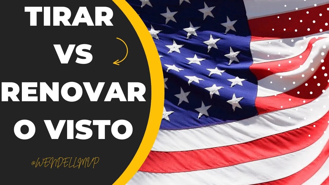 DIFERENÇA ENTRE TIRAR O PRIMEIRO VISTO E RENOVAR O VISTO AMERICANO! #vistoamericano #vistoaprovado