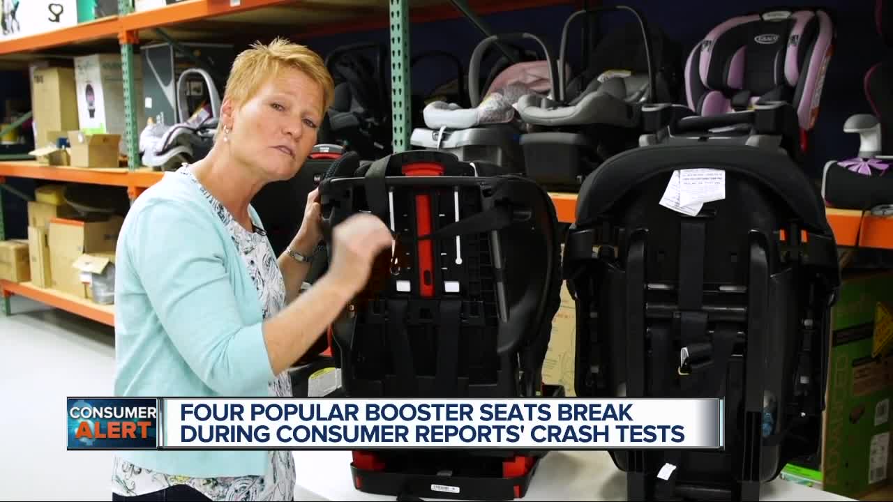 4 popular booster seats break during consumer reports' crash tests