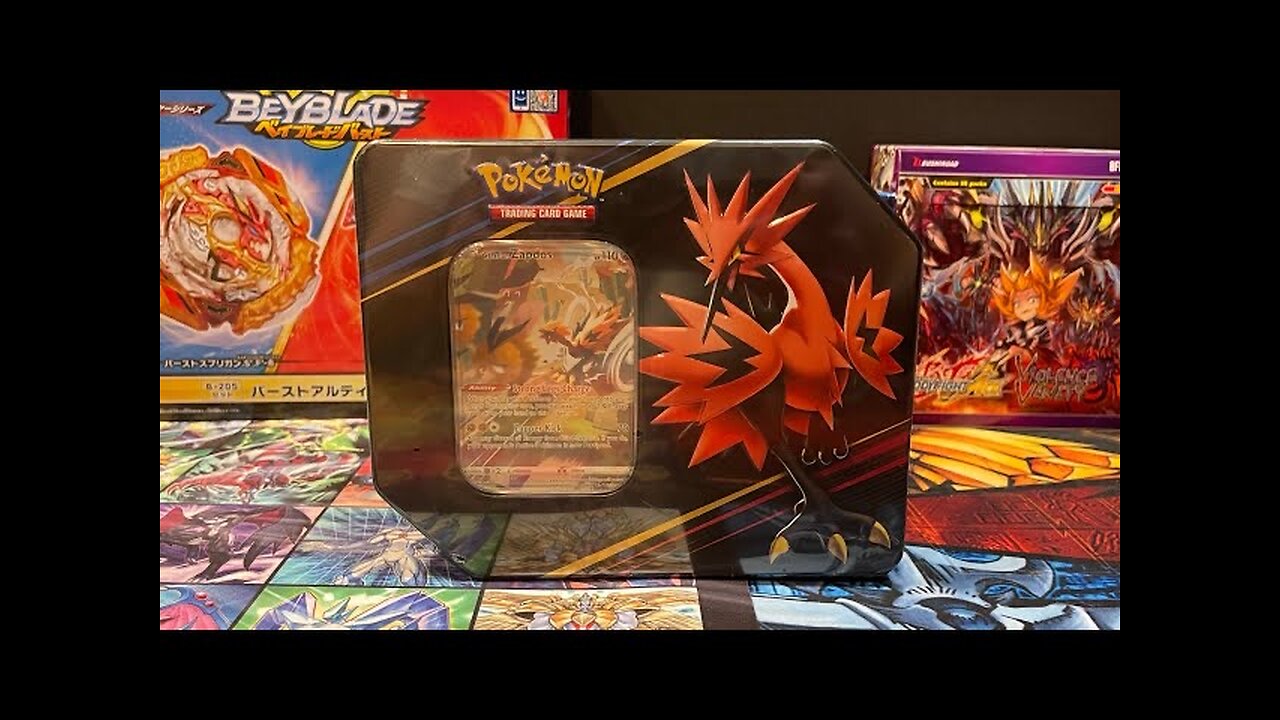 Pokémon crown zenith zapdos tin