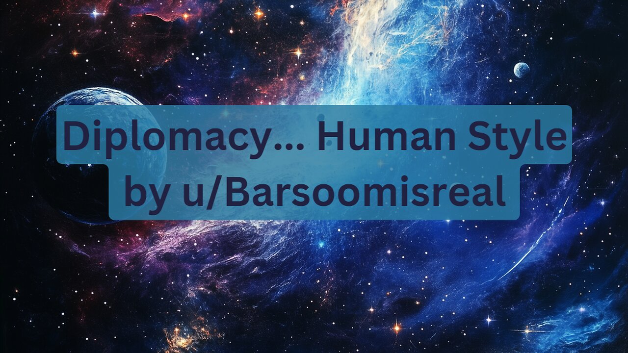 HFY Stories: Diplomacy...Human Style by u/Barsoomisreal