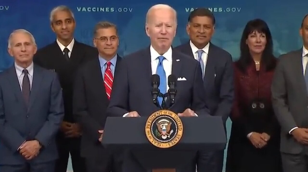 Biden Tells You To Get Vaccinated