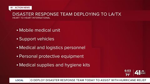 Disaster response team deploying to LA/TX