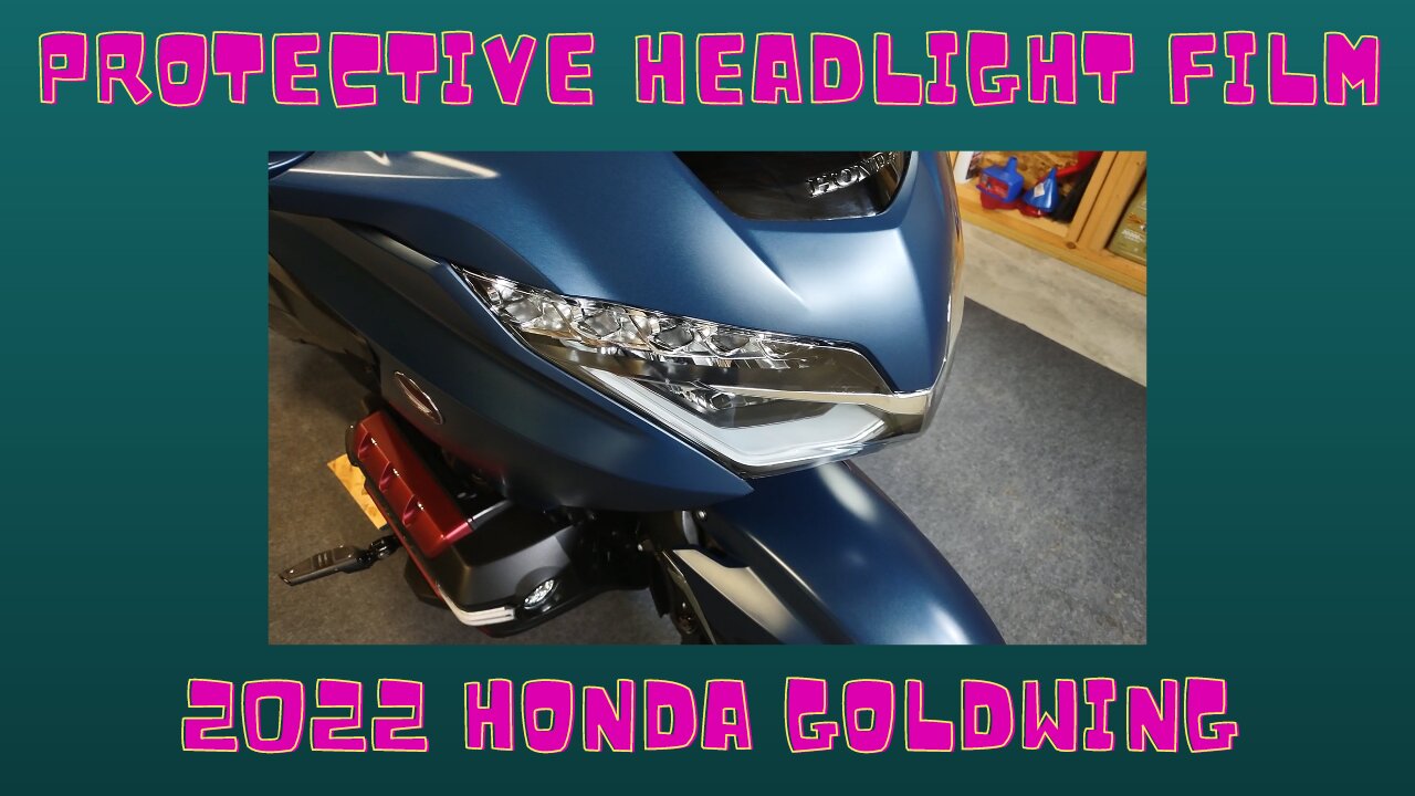 Protective Headlight Film For The Goldwing