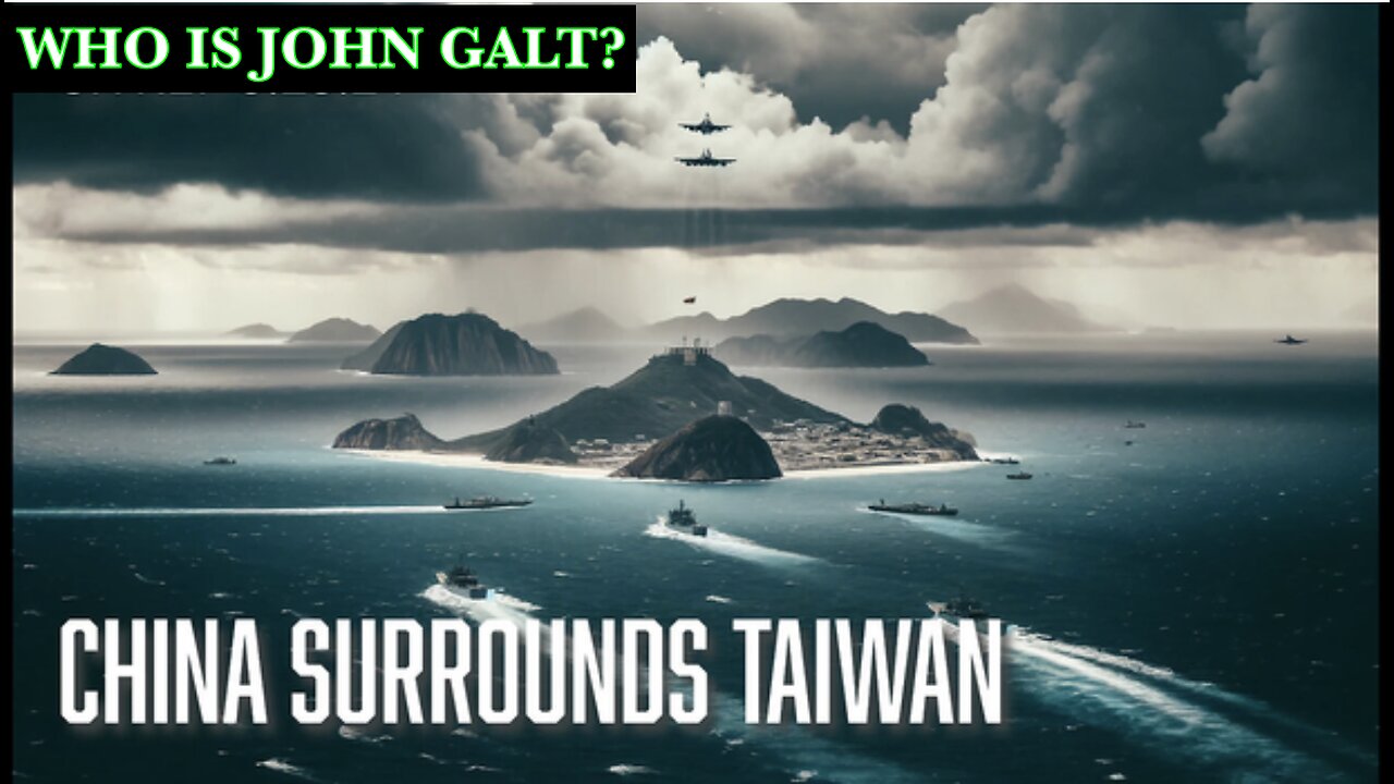 MONKEY WERX SITREP- CHINA SURROUNDS TAIWAN. IT'S GO TIME. TY JGANON, SGANON