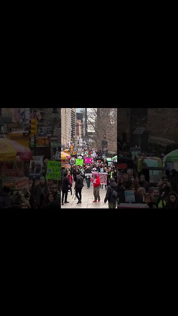 the @WLFnyc March and Rally 1/8/2023 Columbus Circle to Met.#WomenLifeFreedom @womenlifefreedomnyc