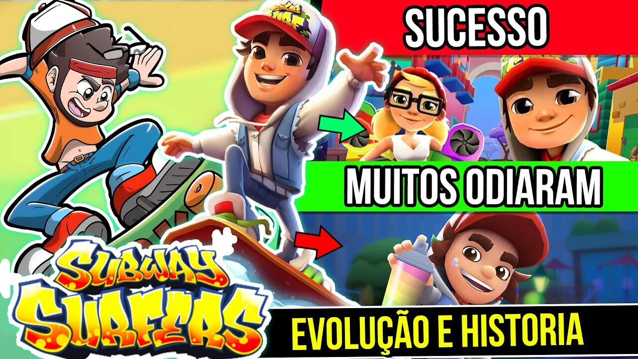 Evolução e HISTORIA do Subway Surfers