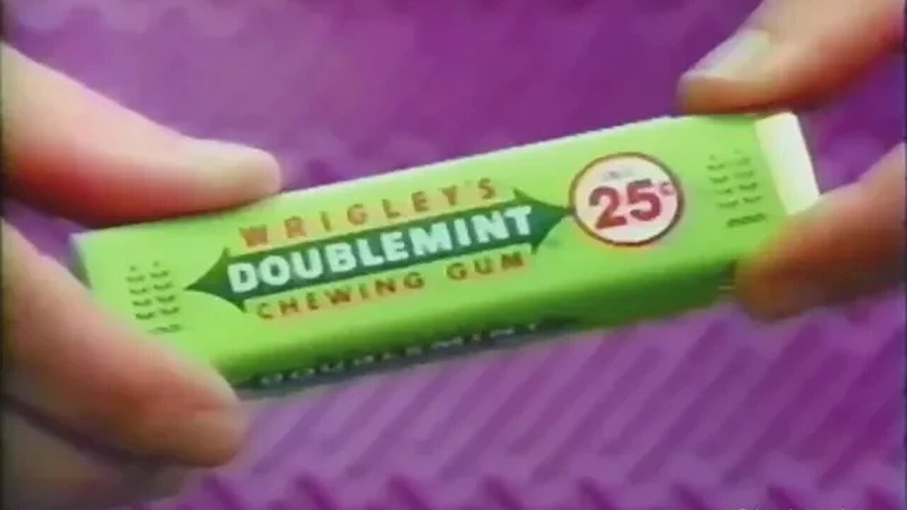 "Double Your Enjoyment With Double Mint Gum" 90's Commercial (1993)