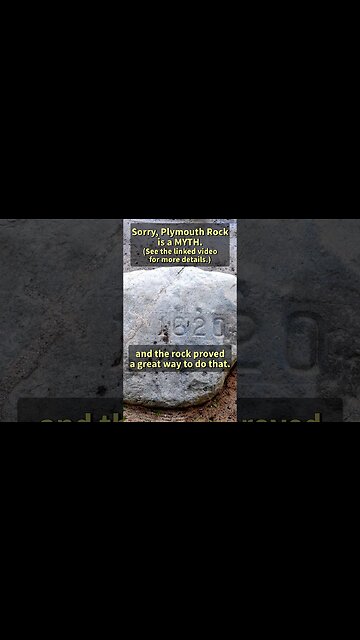 Plymouth Rock Is a MYTH! #Thanksgiving #Turkey #Holiday