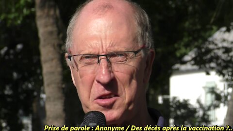 Prise de parole Anonyme - Des décès post-vaccins bien étranges - Appel du 18 juin 2021 - La Réunion