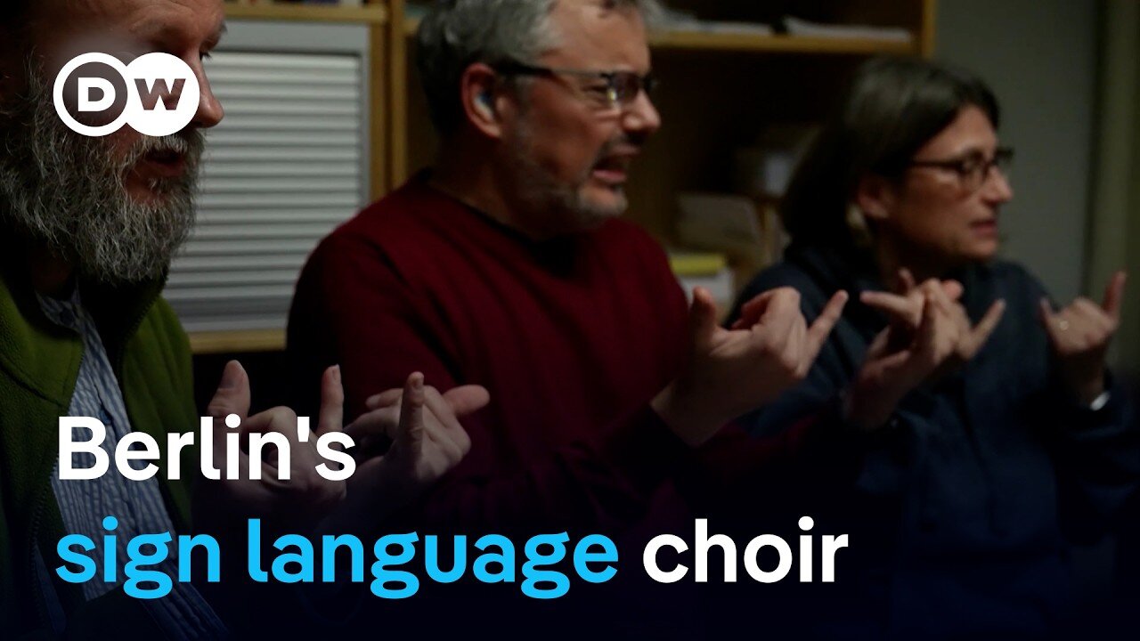 Members of this choir don't sing songs – but instead perform them in sign language | Focus on Europe